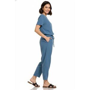 Zenana Woven Crepe Elastic Band Waist Pants